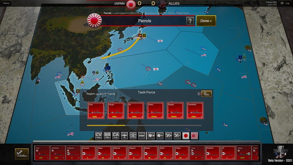 Fleet Commander: Pacific Screenshot
