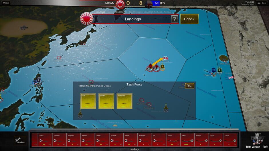 Fleet Commander: Pacific Screenshot