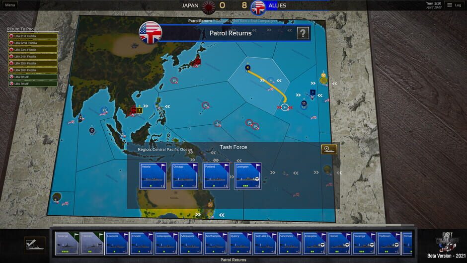 Fleet Commander: Pacific Screenshot