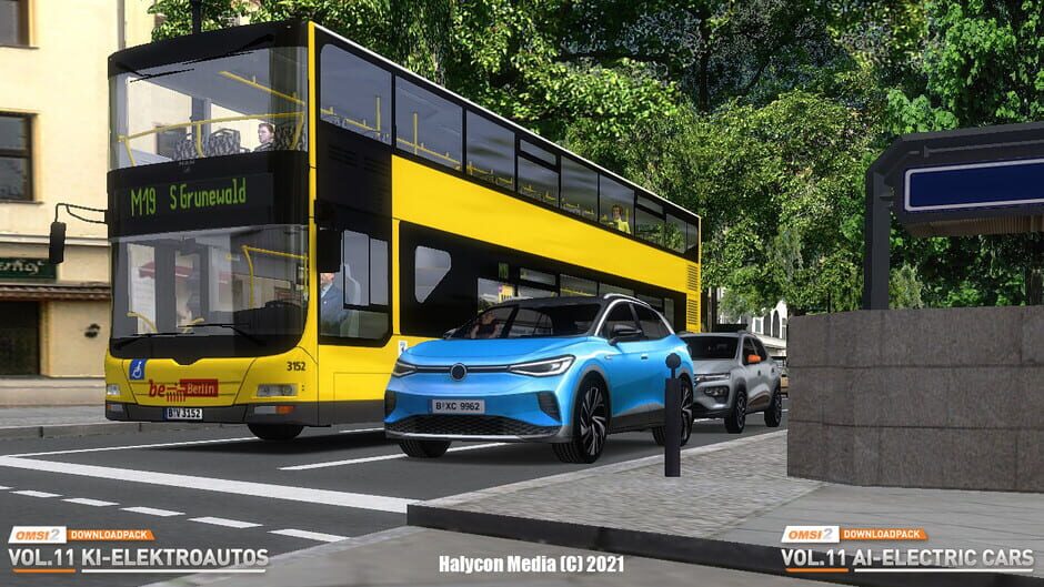 สกรีนช็อตจาก OMSI 2: Downloadpack Vol.11 - AI-Electric Cars (รูปที่ 21)