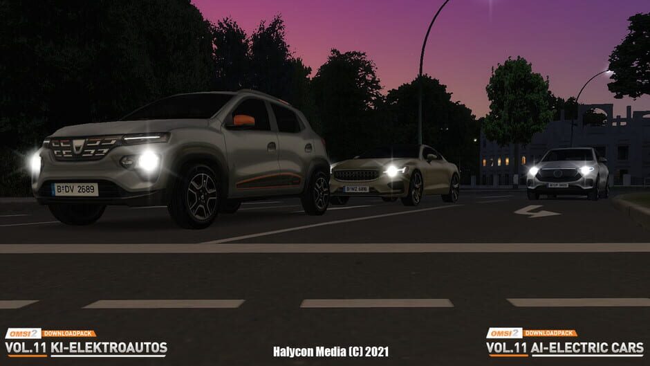 สกรีนช็อตจาก OMSI 2: Downloadpack Vol.11 - AI-Electric Cars (รูปที่ 2)