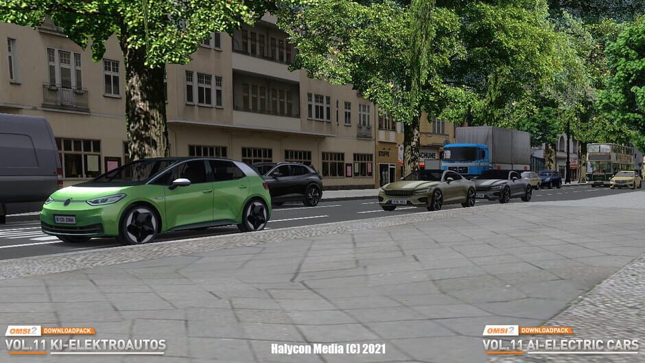 สกรีนช็อตจาก OMSI 2: Downloadpack Vol.11 - AI-Electric Cars (รูปที่ 3)