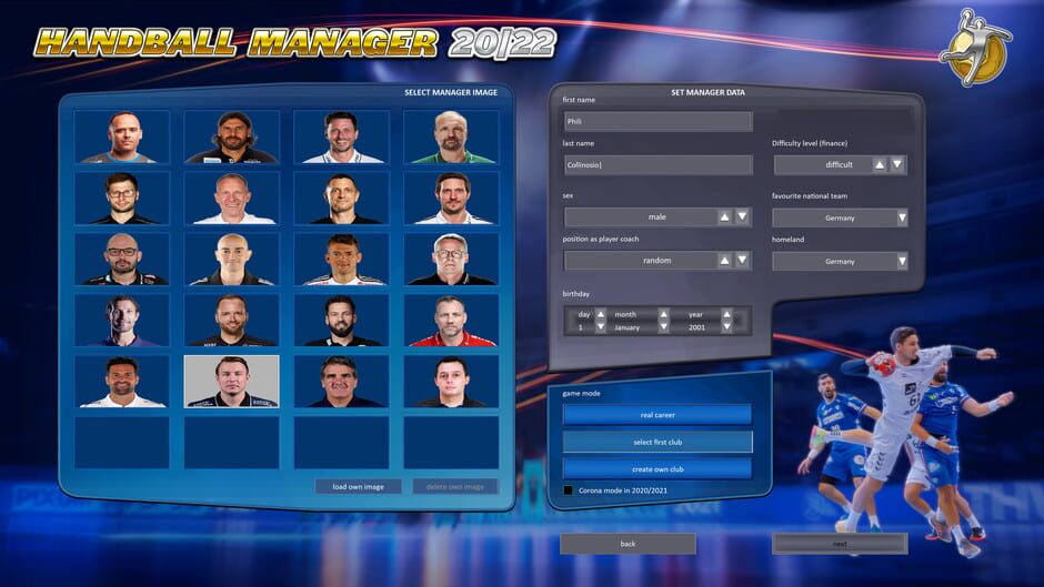 Handball Manager 2022 Screenshot