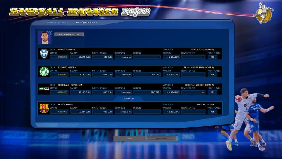 Handball Manager 2022 Screenshot