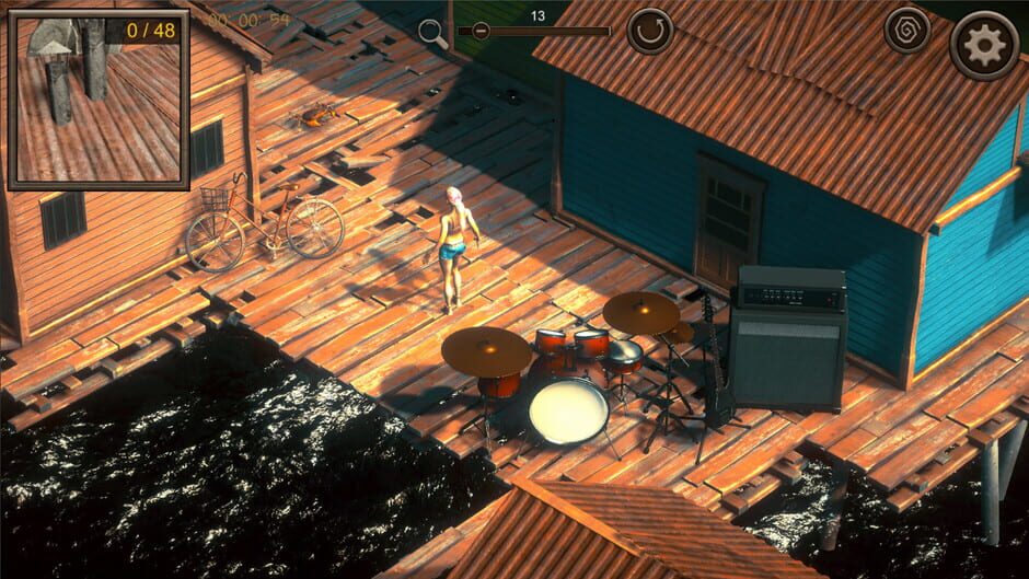 Hidden Floating City Top-Down 3D Screenshot