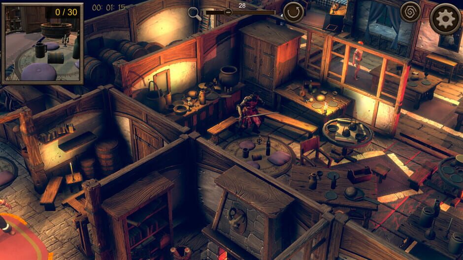 Hidden Tavern Top-Down 3D Screenshot