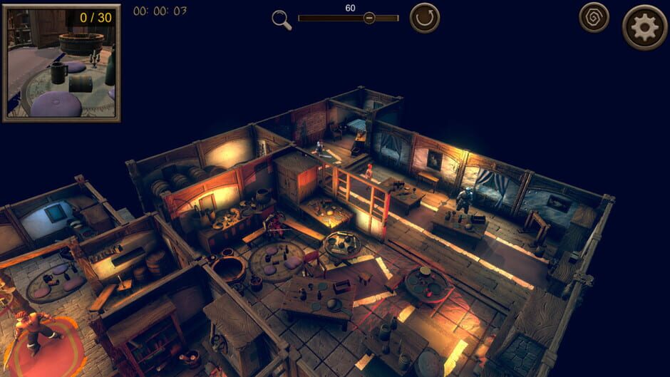 Hidden Tavern Top-Down 3D Screenshot