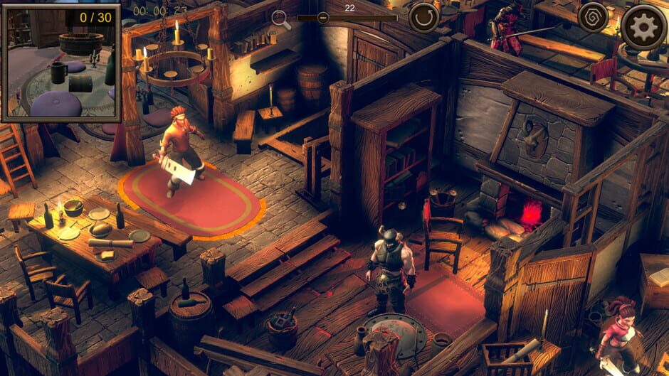 Hidden Tavern Top-Down 3D Screenshot
