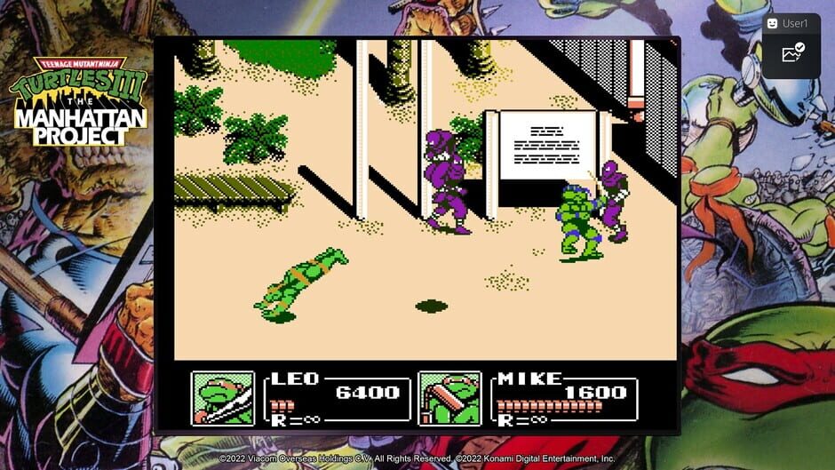 Teenage Mutant Ninja Turtles: The Cowabunga Collection screenshot 1