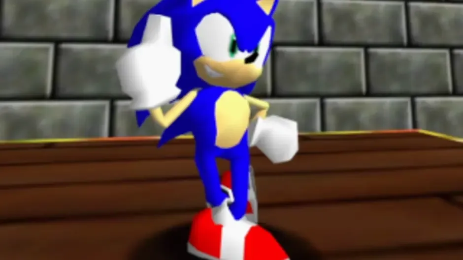 Кадър от Super Mario 64 Sonic Edition
