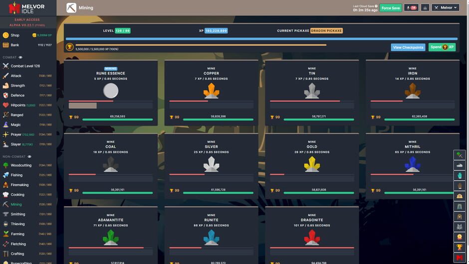 Melvor Idle Screenshot