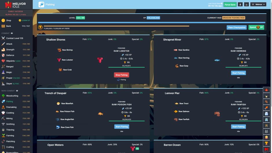 Melvor Idle Screenshot