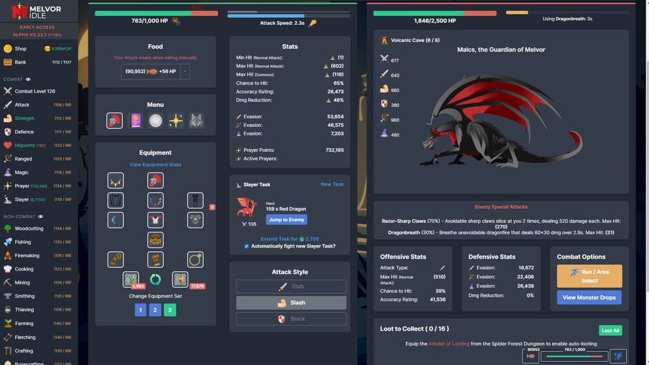 Melvor Idle Screenshot
