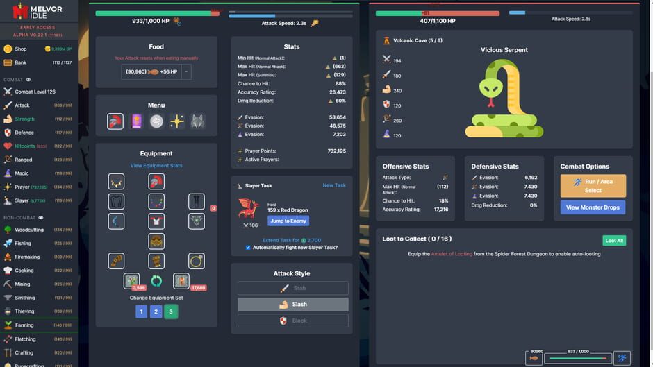 Melvor Idle Screenshot