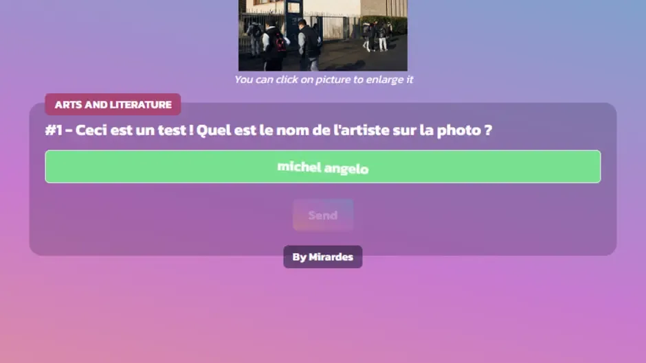 Capture d'écran de l'article