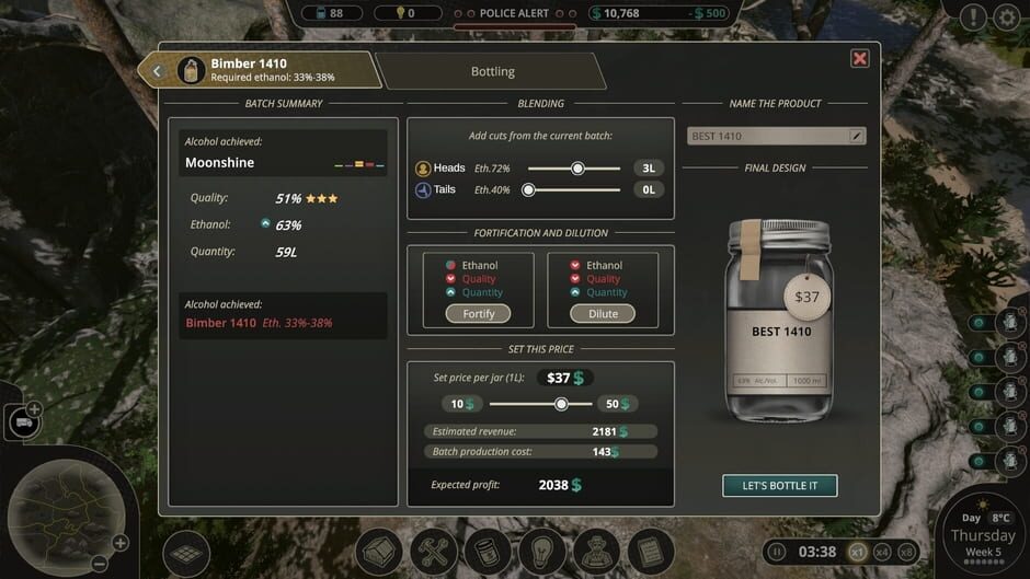 Moonshine Inc. Screenshot