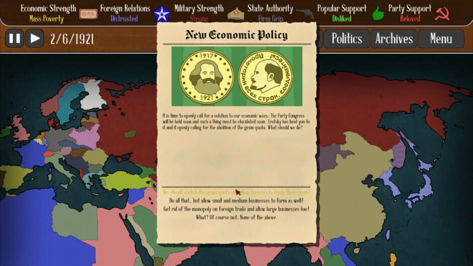 Lenin Simulator Screenshot