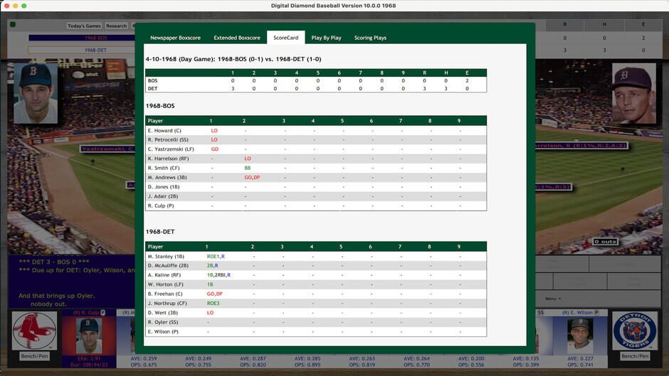 Digital Diamond Baseball V10 Screenshot