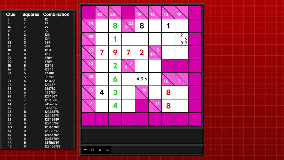 สกรีนช็อตจาก Super Kakuro: Cross Sums (รูปที่ 3)
