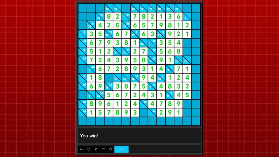 สกรีนช็อตจาก Super Kakuro: Cross Sums (รูปที่ 5)