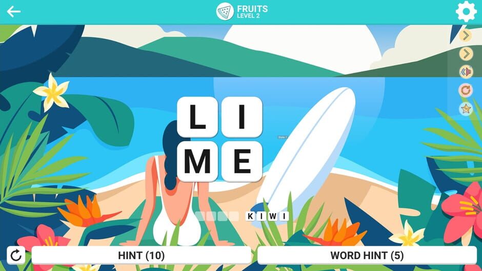Square Word: Summer Edition Screenshot
