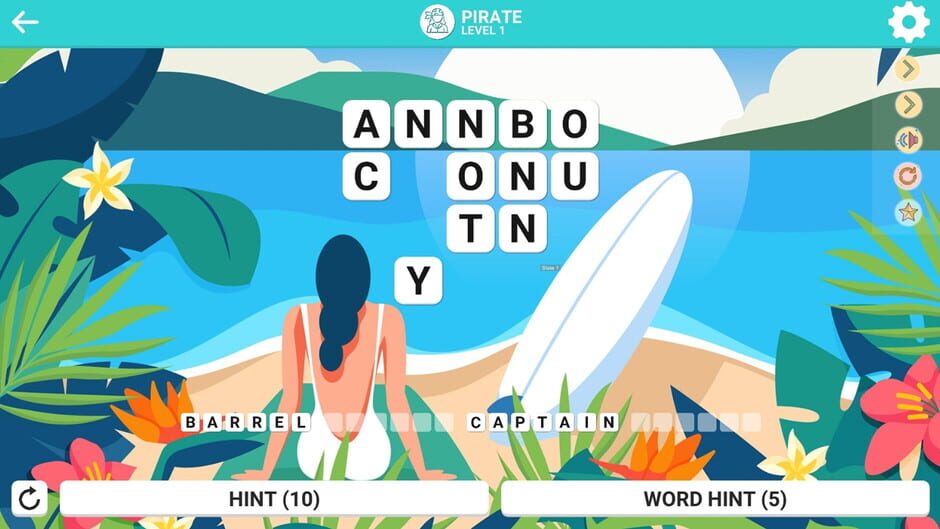 Square Word: Summer Edition Screenshot
