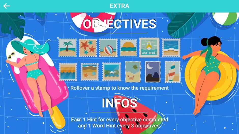 Square Word: Summer Edition Screenshot