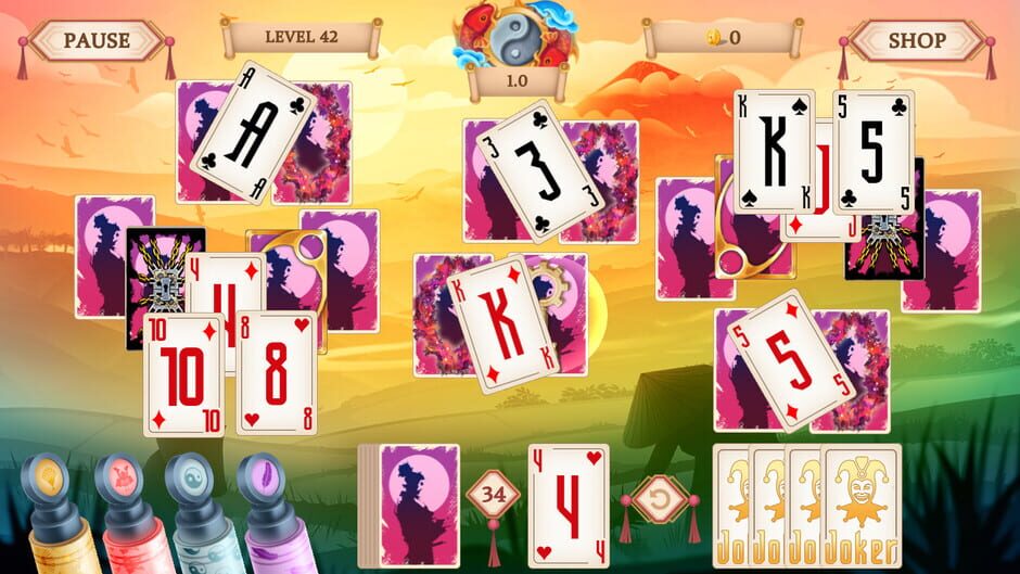 Samurai Solitaire: Threads of Fate Screenshot