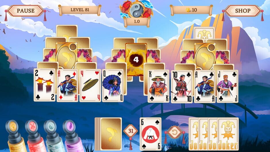 Samurai Solitaire: Threads of Fate Screenshot