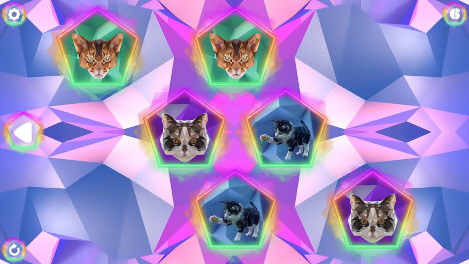 Poly Memory: Cats Screenshot