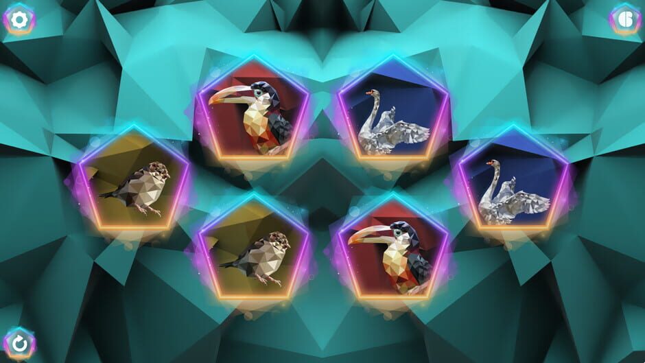Poly Memory: Birds Screenshot