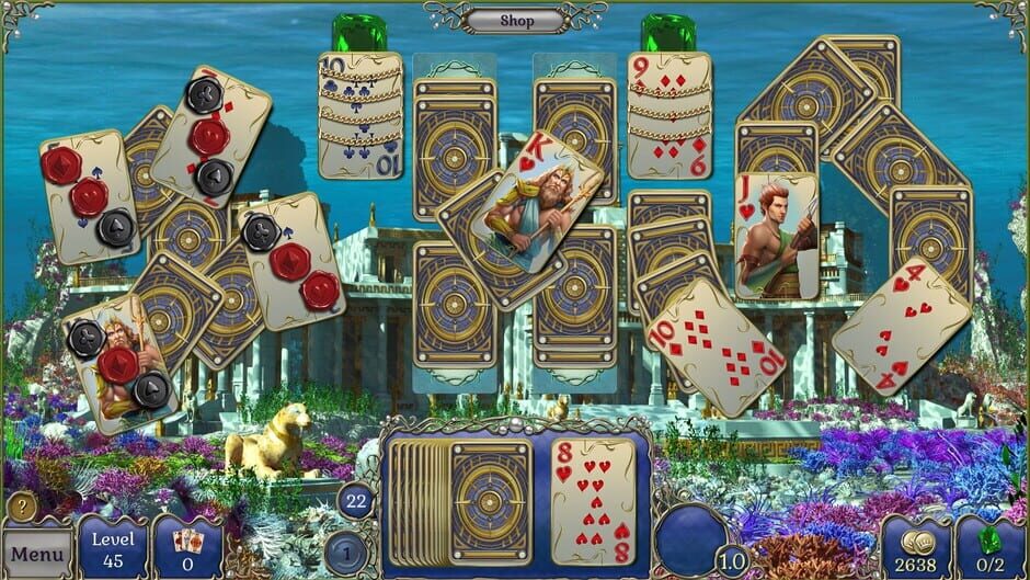 Jewel Match Atlantis Solitaire 3: Collector's Edition Screenshot
