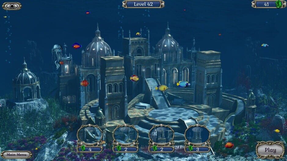 Jewel Match Atlantis Solitaire 3: Collector's Edition Screenshot