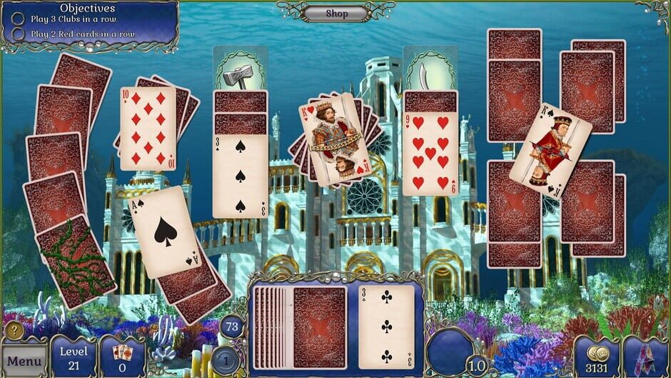 Jewel Match Atlantis Solitaire 3: Collector's Edition Screenshot