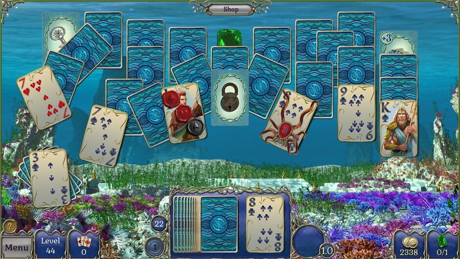 Jewel Match Atlantis Solitaire 3: Collector's Edition Screenshot