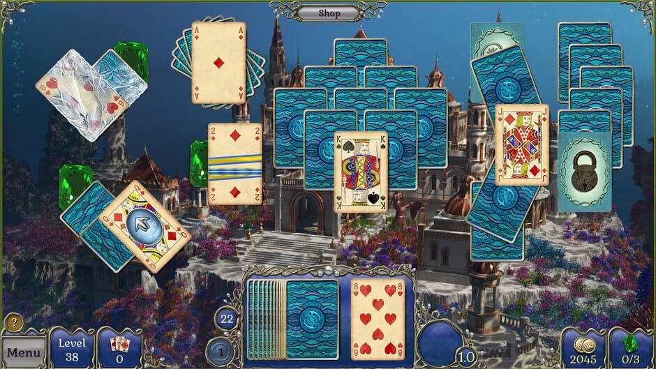 Jewel Match Atlantis Solitaire 3: Collector's Edition Screenshot