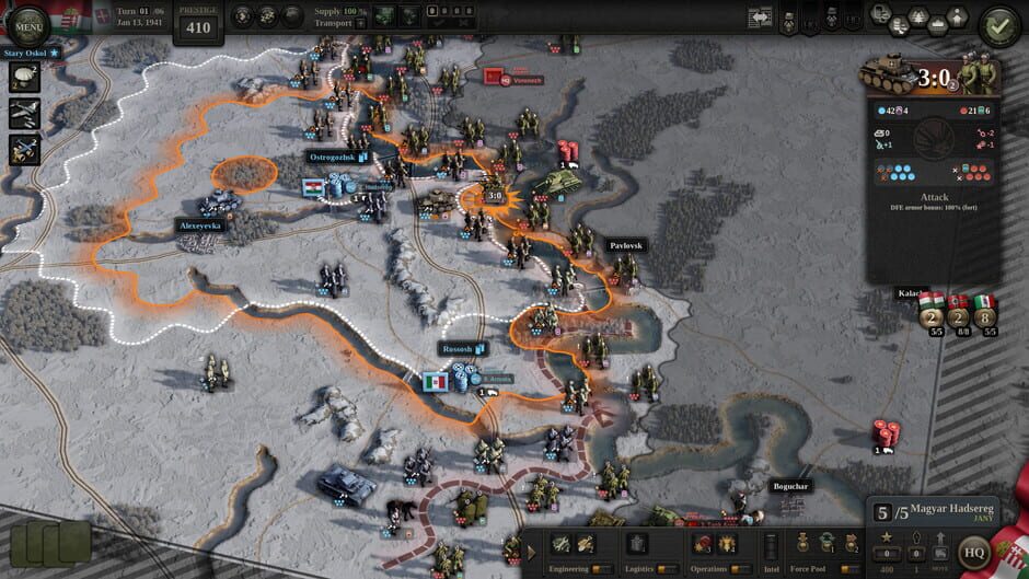 สกรีนช็อตจาก Unity of Command II: Stalingrad (รูปที่ 10)
