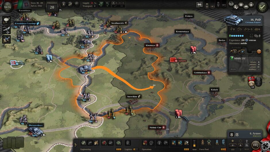 สกรีนช็อตจาก Unity of Command II: Stalingrad (รูปที่ 9)