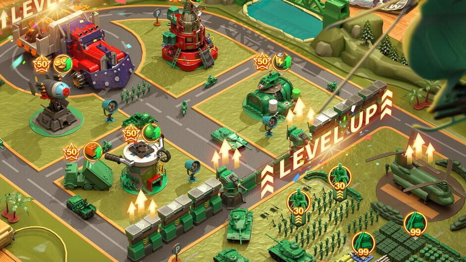 สกรีนช็อตจาก Toy Army Men: Defense (รูปที่ 2)