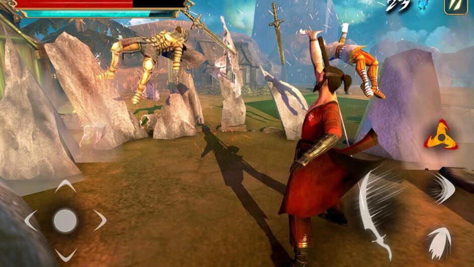 สกรีนช็อตจาก Takashi: Ninja Warrior (รูปที่ 2)
