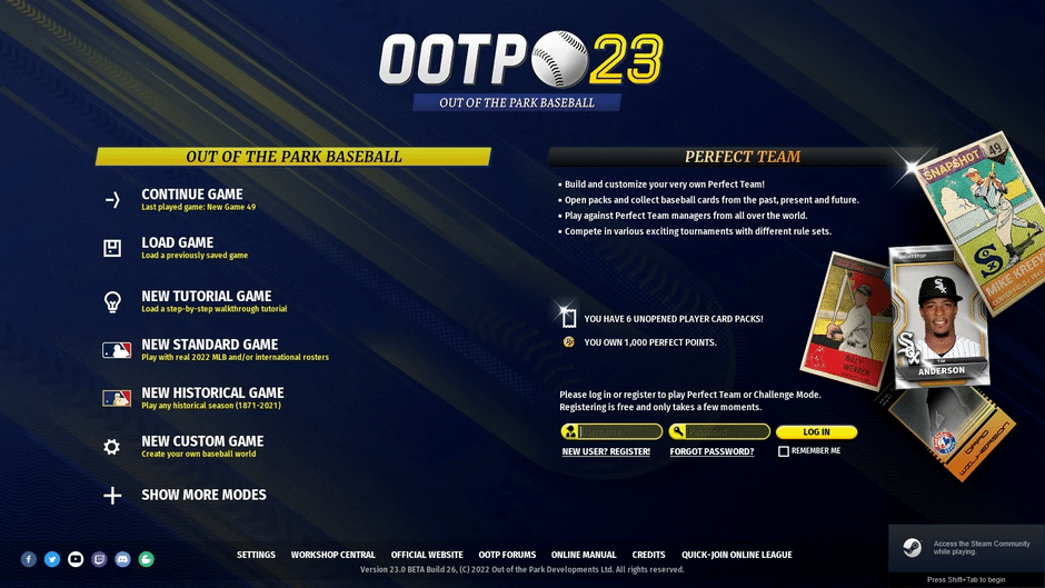 Out of the Park Baseball 23 Screenshot