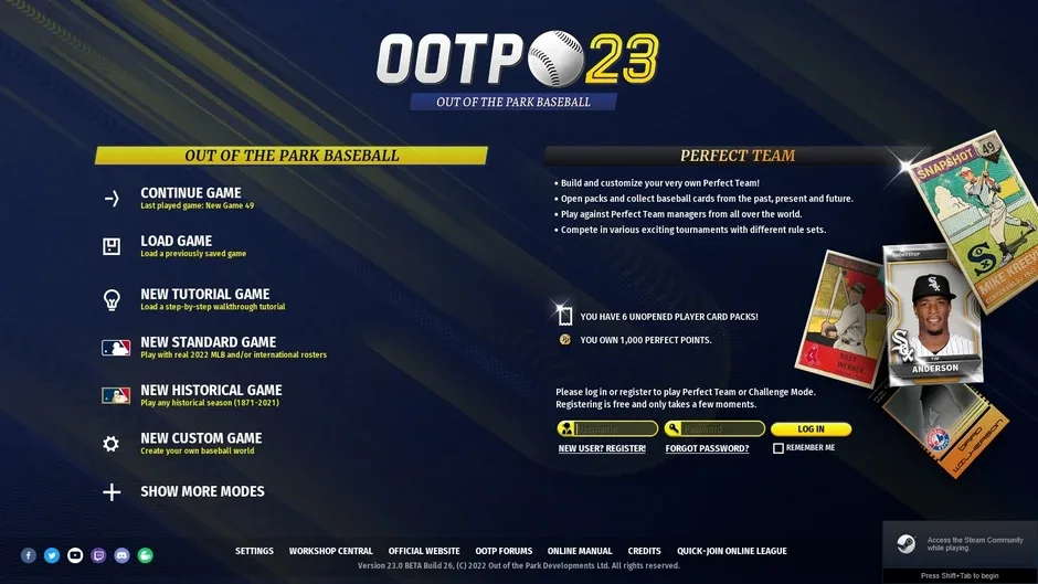 Out of the Park Baseball 23