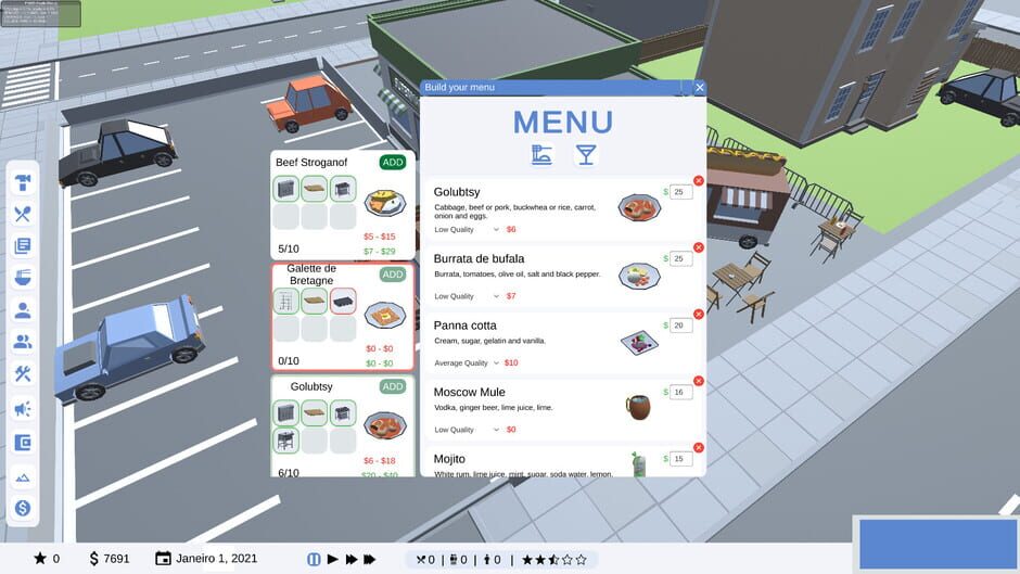 SIM Chef: Restaurant management screenshot