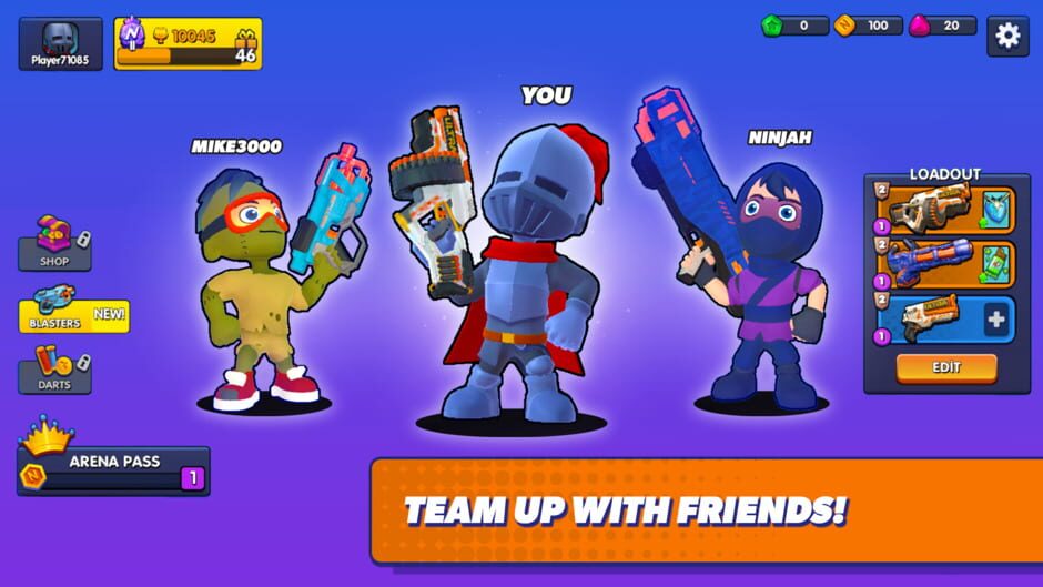สกรีนช็อตจาก Nerf: Battle Arena (รูปที่ 4)