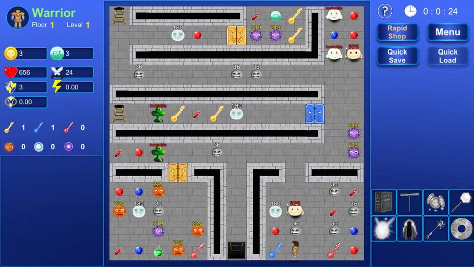 Magic Tower: Destroy the Wormhole Screenshot