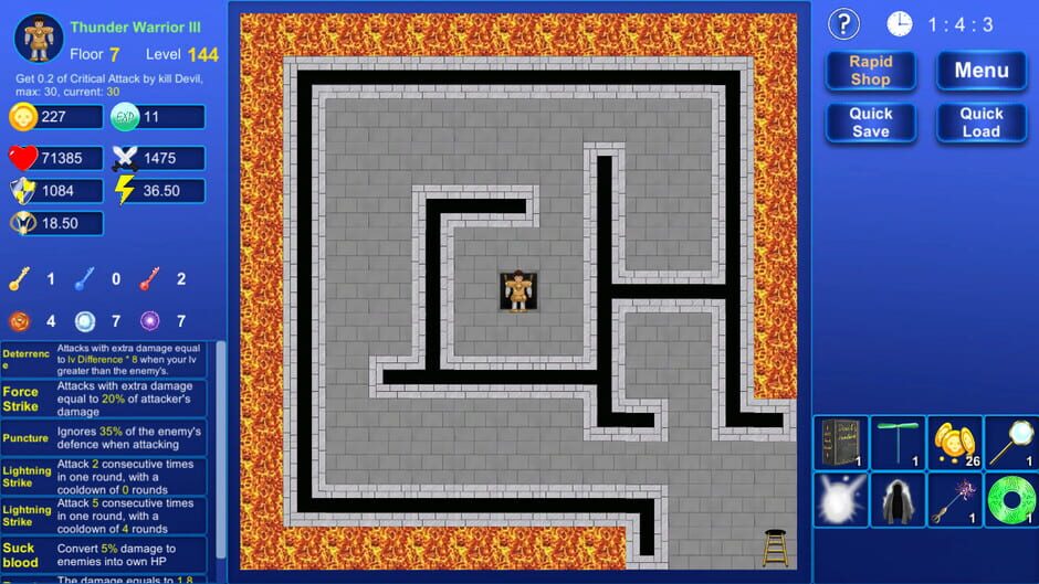 Magic Tower: Destroy the Wormhole Screenshot