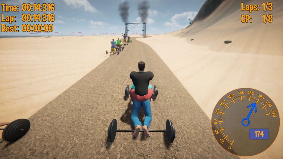 Ultimate Muscle Roller Championship Screenshot