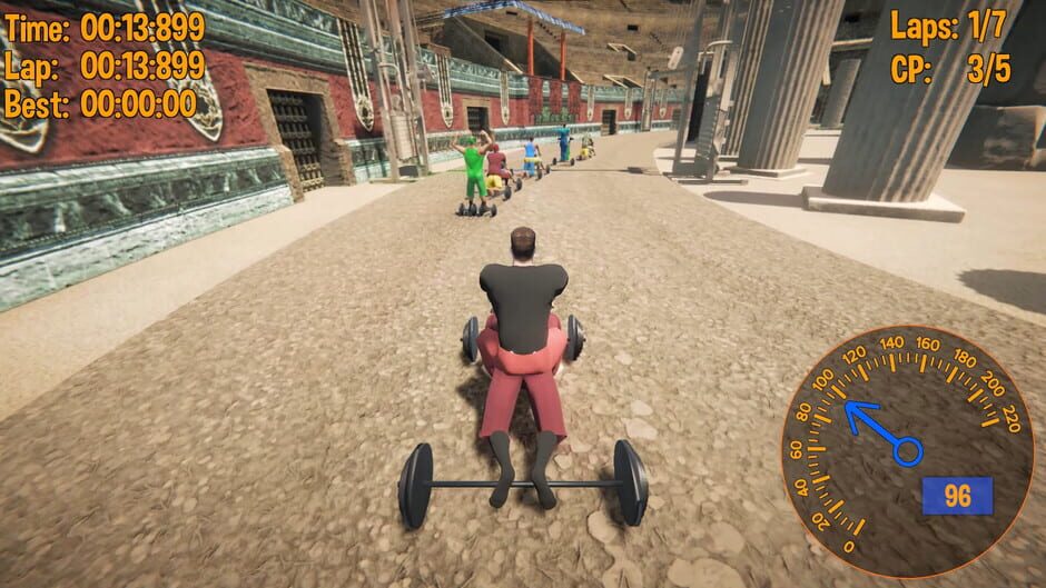 Ultimate Muscle Roller Championship Screenshot