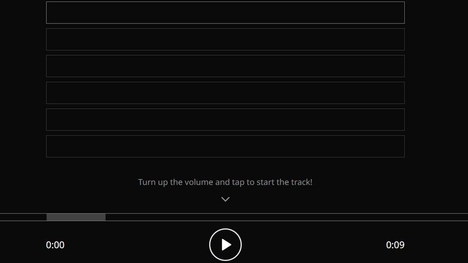 Sonic Heardle Screenshot