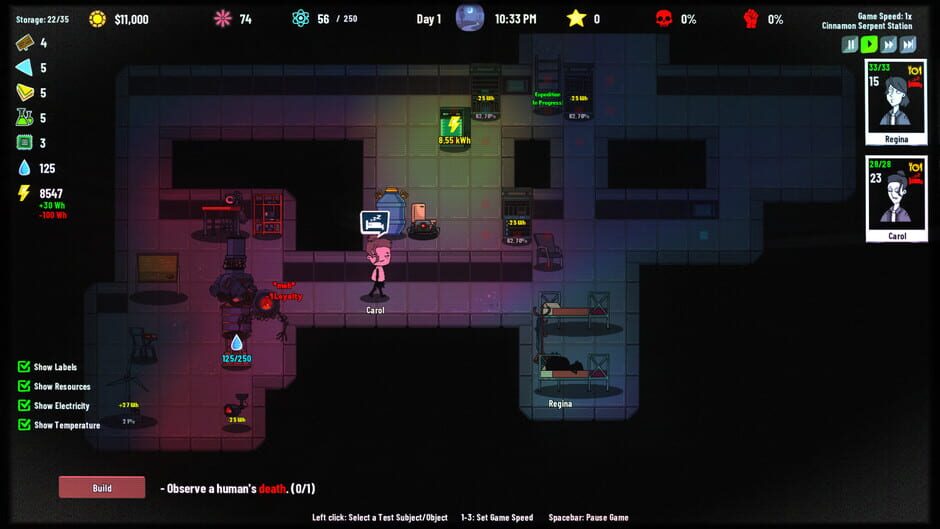 Rogue AI Simulator Screenshot